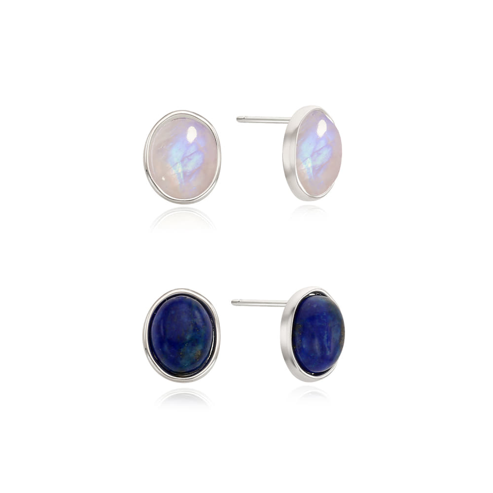 [925 Silver]Klias Gemstone Earrings_VH22N5EA300M